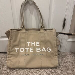Marc Jacobs Large Beige Tote Bag